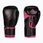 adidas Hybrid 80 боксови ръкавици черни/розови ADIH80