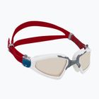 Aqua Sphere Kayenne Pro очила за плуване в бяло и червено EP3040910LPH