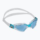 Aquasphere Kayenne прозрачни / тюркоазени детски очила за плуване EP3190043LB