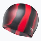 Шапка за плуване TYR Multi-Color Silicone black/red