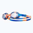 Детски очила за плуване TYR Swimple Tie Dye Non-Mirrored clear/blue/orange