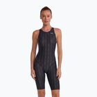 Дамски цял костюм за плуване TYR Fusion 2 Aerofit Shortjohn black