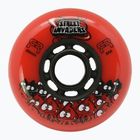 Колела за ролери FR Skates Street Invaders Wheels 80mm/84A X4 red/black
