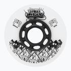 Колела за ролери FR Skates Street Invaders Wheels 80mm/84A X4 white/black