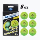 Donic-Schildkröt Glow In The Dark Poly 40+ 6бр. светещи топчета за тенис на маса.