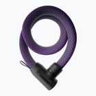 Устойство за заключване на велосипед ABUS Yarnit 4004K/110 midnight purple