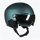 Ски каска Alpina Arber Visor Q Lite petrol/green matt