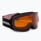 Очила за ски Alpina Nakiska black/rose matt/orange