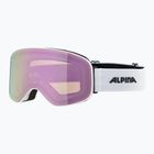 Ски очила Alpina Slope Q-Lite S2 бял мат/розов цвят