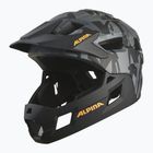 Детска велосипедна каска Alpina Rupi black camo/orange matt