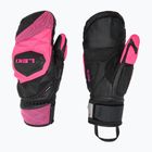 Дамски скиорски ръкавици LEKI WCR Venom SL 3D Mitt black/ rose