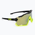 UVEX Sportstyle 228 черно-жълти матови/огледално жълти очила за колоездене 53/2/067/2616