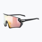 UVEX Sportstyle 231 2.0 V очила за колоездене черни матови/светлоотразителни червени 53/3/028/2203