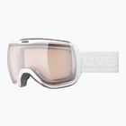 Предпазни ски очила UVEX Downhill 2100 V white matt/mirror silver clear