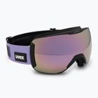 Предпазни ски очила UVEX Downhill 2100 CV black matt/mirror lavender green