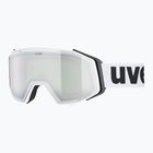 Предпазни ски очила UVEX Gravity FM white matt/mirror silver clear green