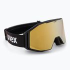 Предпазни ски очила UVEX Gravity FM black matt/mirror gold orange clear