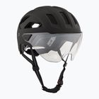Велосипедна каска UVEX Stride Visor black matt/litemirror silver