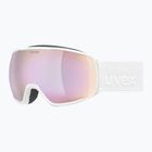 Скиорскa маска UVEX Victorious FM S1 white matt/mirror rose