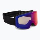 Детски скиорски очила UVEX Pwdr FM black matt/mirror ruby/green/clear