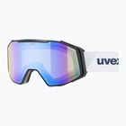 Скиорскa маска UVEX Gravity FM S2 black matt/mirror blue
