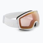 Скиорска маска UVEX Victorious S V white matt/vario rose mirror