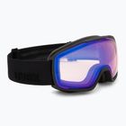 Скиорска маска UVEX Victorious S V black matt/vario blue mirror