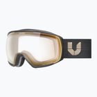 Скиорскa маска UVEX Ultimate Victorious Pro V S0-S4 black matt/vario red mirror