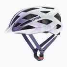 Детска велосипедна каска UVEX Air Wing 2 CC lilac/white matt