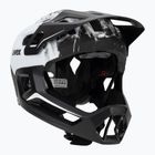 Детска велосипедна каска UVEX React Fullface Jr black/white matt