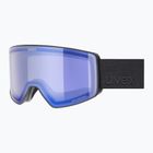 Скиорскa маска UVEX Scenic P S0-S4 black matt/mirror blue/pola