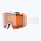 Скиорскa маска UVEX Ignite LG S2 white matt/orange