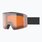 Скиорскa маска UVEX Ignite LG S2 black matte / orange