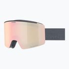 Скиорскa маска UVEX Ignite FM S3 black matt/mirror rose