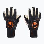 Uhlsport Speed Contact Absolutgrip Finger Surround Вратарски ръкавици черно и бяло 101126301