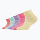 Детски чорапи Skechers Mesh Ventilation Quarter 5 чифта rainbow