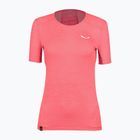 Salewa Puez Graphic 2 Dry дамска тениска за трекинг розова 00-0000027400