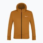 Мъжки суитшърт за трекинг Salewa Puez PL Hooded golden brown