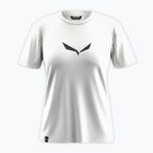 Дамска тениска Salewa Solid Dry white new logo