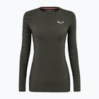 Дамска термоактивна блуза Salewa Cristallo Warm AMR dark olive