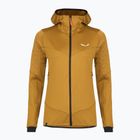 Дамски суитшърт за трекинг Salewa Sella Crevasse Hd golden brown