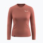 Дамски трекинг с дълъг ръкав Salewa Puez Dry etruscan red