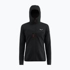 Мъжки суитшърт за трекинг Salewa Agner PL Hooded black out