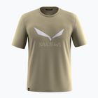 Мъжка тениска Salewa Solidlogo Dry quicksand