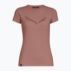 Дамска тениска Salewa Solid Dry desert pink