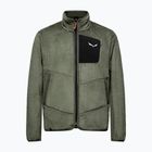 Мъжки суитшърт за трекинг Salewa Puez Warm Full Zip faded green