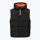 Мъжки Alpha Industries Пухенка с качулка FD black