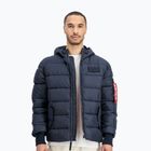 Мъжко яке с качулка Alpha Industries Puffer Faux Down rep.blue