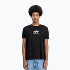 Мъжка тениска Alpha Industries Basic Mid Logo черна