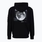 Мъжки суитшърт Alpha Industries Dark Side black/reflective